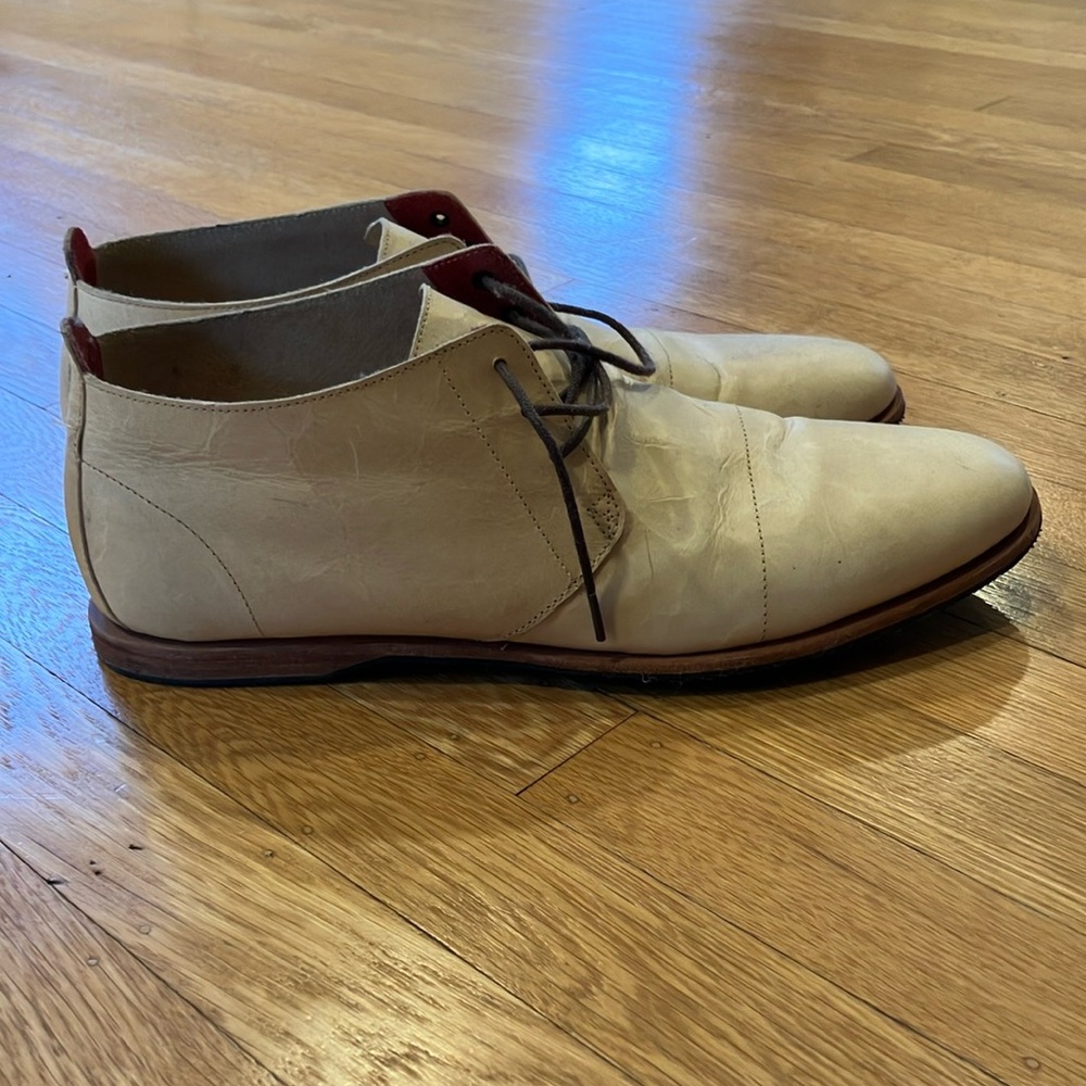 Cole Han shoes, never worn. White leather.